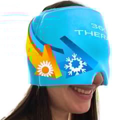 360 THERAPY - Gorro de Gel Sólido para Alivio de Migraña de 360º THERAPY® - Celeste