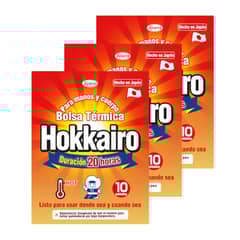 HOKKAIRO - Pack Promocional - 3 Packs (30un) Bolsa Térmica