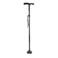 DOMA - BASTON ORTOPEDICO PLEGABLE CON LUZ LED 4 PUNTOS ANTIDESLIZANTES
