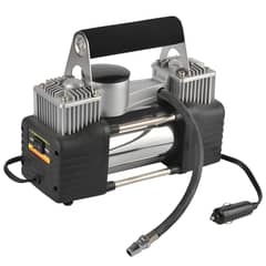 TECNOLAB - Compresor de Aire para Autos 12V Doble Cilindro 150 PSI Max