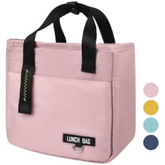AIZO - Bolso Lonchera Térmica Tela Oxford Multicolores Portátil