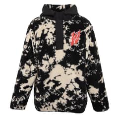 WHATUP - Sherpa Men Half Zip Tie Dye