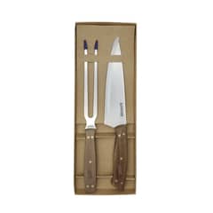 KANGKAWE - Set Cuchillo Tenedor Parrillero Premium Bbq