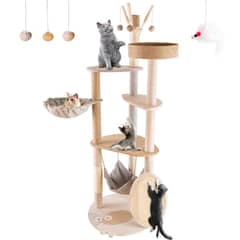 AIZO - Cómoda y Lujosa Árbol para Gatos para Gatos Posados