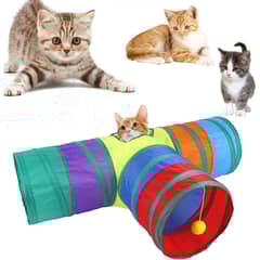 AIZO - T Juguetes Para Gatos Juego Tubo De Túnel 22pcs Bola Ratone