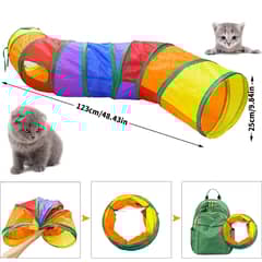 AIZO - S Juguetes Para Gatos Juego Tubo De Túnel 22pcs Bola Ratone