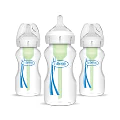 DR BROWN'S - Pack 3 Mamaderas Boca Ancha Dr. Brown´s Options+ 270 Ml
