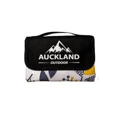AUCKLAND OUTDOOR - Manta de Picnic Impermeable 150 x 180 Hojas Azules