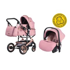VOYAGE - COCHE CUNA CON SILLA DE AUTO NAPOLES PINK