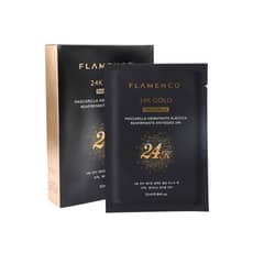 FLAMENCO - Pack 10 Mascarilla Hidrantante Elástica 24K Gold