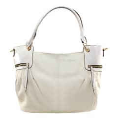 MAILEA - Cartera ecocuero clasica para mujer beige