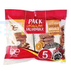 BECOOKIES - Caja 12 Pack Colación galletones 40 g. 5 unid
