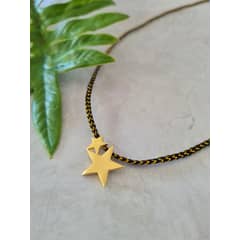 LOCA DEBILIDAD - Collar Lluvia de Estrellas Chocolate