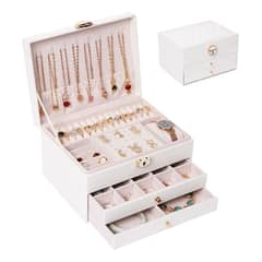 EVERSO - Organizador Joyas Estuche Joyero Portátil Viajero Exhibidor