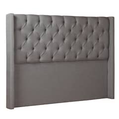 MUEBLES NATIVA - Respaldo Oreja Gris Super King
