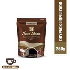 JUAN VALDEZ - Café Soluble Liofilizado Doy Pack 250g