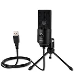 FIFINE - Micrófono Condensador USB Multiplataformas K669BK Pro