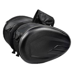 GENERICO - Alforjas Expansibles Con Textura De Fibra Para Motos 58L