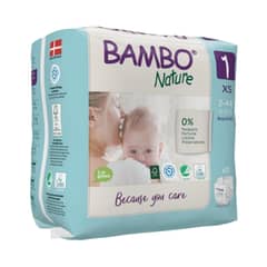 BAMBO NATURE - Pañales Ecologicos Talla XS (22un) -