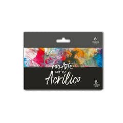 PROARTE - Set acrílicos 8 colores 22ml