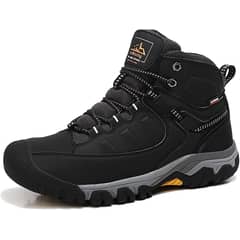 SHANDIAN - Zapatos de montaña impermeable y antideslizante de hombre