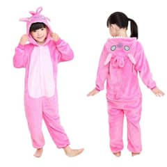 GENERICO - Pijama polar Stitch rosado niñoa