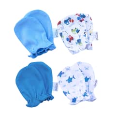 PUMUCKI - Set De Mitones Para Bebé Celeste