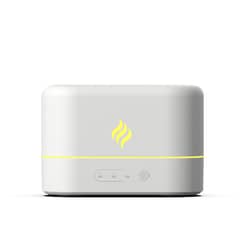 GENERICO - Humidificador de llama ultrasónica doméstico - blanco
