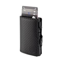 HARDLEY - Billetera Hombre Tarjetero Pop-up Bloqueo Rfid - Negro