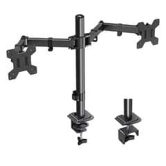 LINKON - Brazo Soporte Doble Para 2 Monitores Base Escritorio