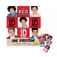 PANINI - ÁLBUM TAPA BLANDA THE RED COLLECTION ONE DIRECTION + 50 SOBRES