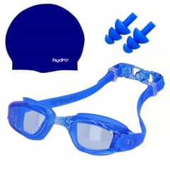HYDRO - Set Natación Adulto Hydro®: Gorra + Lentes + Tapones Oído
