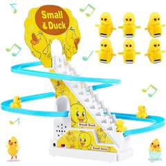 EVERSO - Pista De Carreras Patos Escaleras Deslizante Juguete Niños