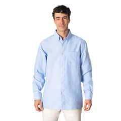 INDUSBORD - Camisa Oxford Hombre Premium Manga Larga Uv Indusbord®._