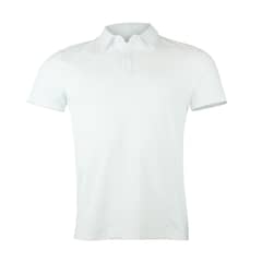 ANDESLAND OUTDOOR APPAREL - Polera Dryfit Con Cuello Manga Corta Blanca Hombre