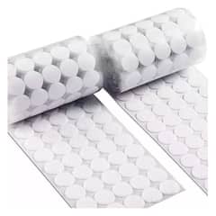 GENERICO - Set 408 Pares Velcro Autoadhesivo De 15 Mm Blanco