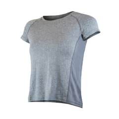 ANDESLAND OUTDOOR APPAREL - Polera DryFit Manga Corta Gris Mujer