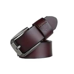 COWATHER - Cinturón De Cuero Marca Modelo XF008 Color Café Oscuro