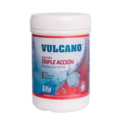 VULCANO - CLORO TABLETA TRIPLE ACCIÓN 1 KG