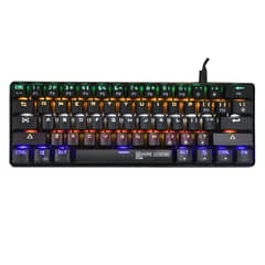 HYPE LEGEND - Teclado Mecanico Rebel Switch Azul 60% Color Negro Inglés