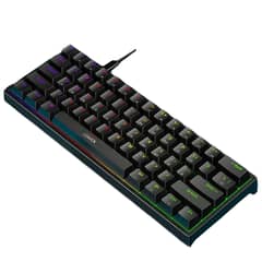 VENUS MIA - Teclado de juego mecánico de 61 teclas - negro