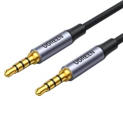 UGREEN - Cable De Audio Jack 3.5mm 4 Polos M/M (Compatible Con Microfono) 1m Av183