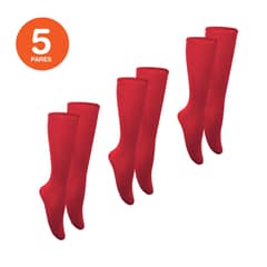 MIKE'S - Calcetín Mujer Bamboo Diabético Rojo Mike`s Pack 5