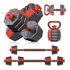 YEP S - Mancuernas 15 Kg Ajustables Set Completo Rusa kettlebell