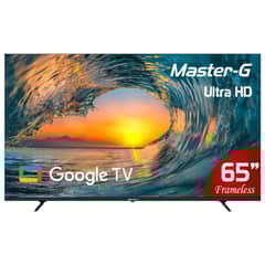MASTER G - Smart TV Led 65 Google TV 4K UHD Bluetooth MGG65UFK
