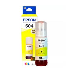 EPSON - Botella De Tinta T504 Amarillo 7500 Páginas