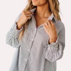 ARRAKASTA - Camisa oversize con bolsillos