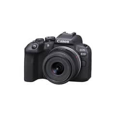 CANON - EOS R10 Sin Espejo Cámara Kit Con 18-45mm IS STM Lente - Negro