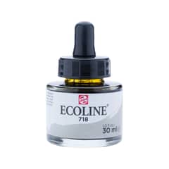 ECOLINE - Acuarela Líquida Con Gotero 30ml Gris Calido