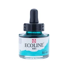 ECOLINE - Acuarela Líquida Con Gotero 30ml Verde Turquesa